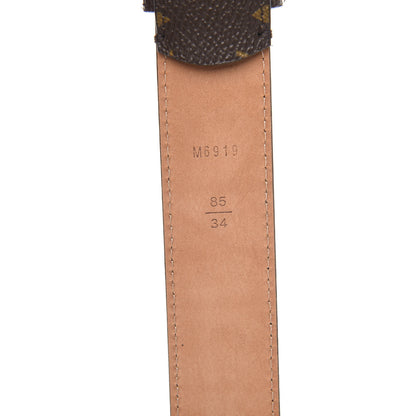 Louis Vuitton Monogram Ellipse Belt 85 34 5 of 6