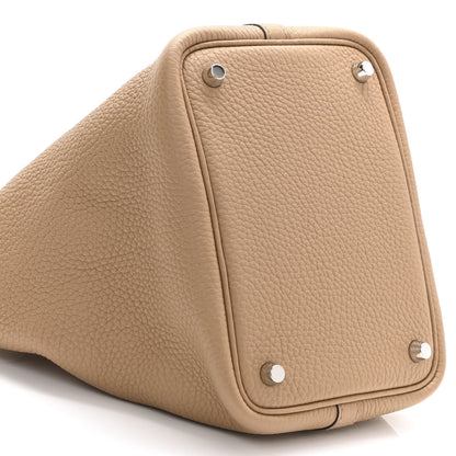 Hermes Taurillon Clemence Picotin Lock 18 PM Chai 8 of 10