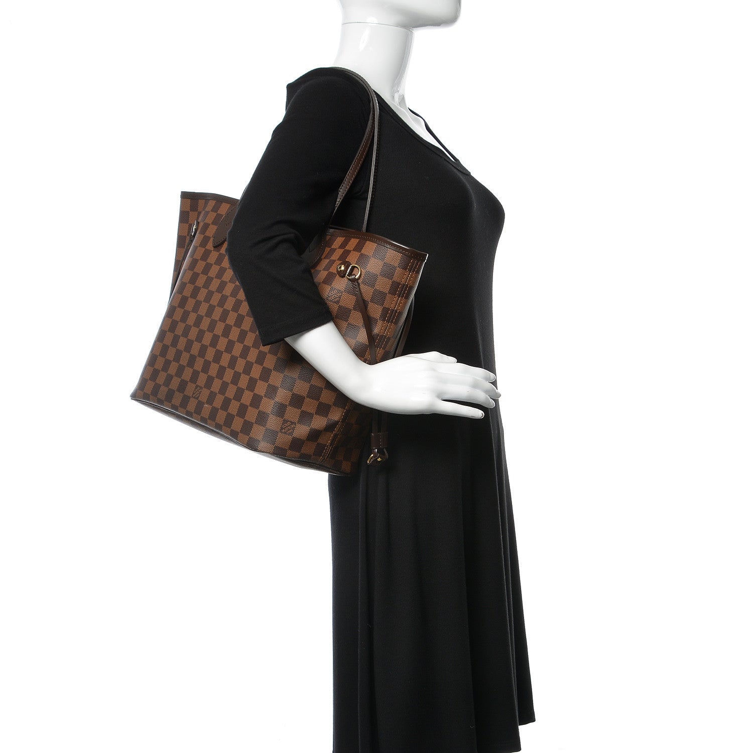 Louis Vuitton Damier Ebene Neo Neverfull MM 2 of 12