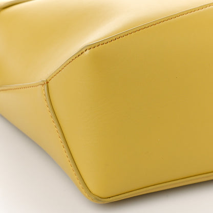 Loewe Satin Calfskin Monochrome Small Puzzle Edge Bag Pale Yellow Glaze 7 of 10