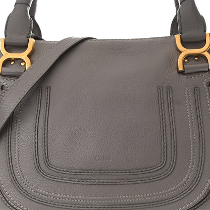 Chloe Calfskin Medium Marcie Satchel Cashmere Grey 8 of 15