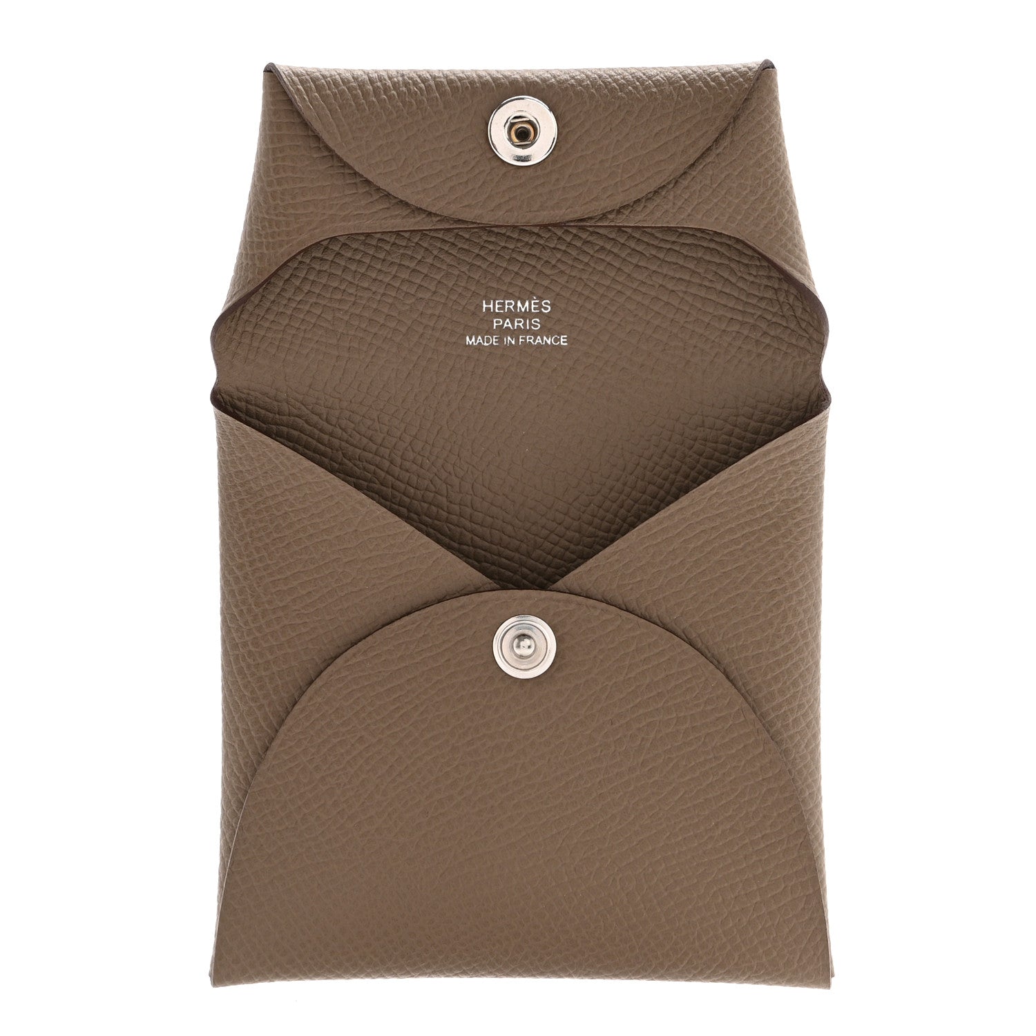 Hermes Epsom Bastia Coin Purse Etoupe 5 of 8