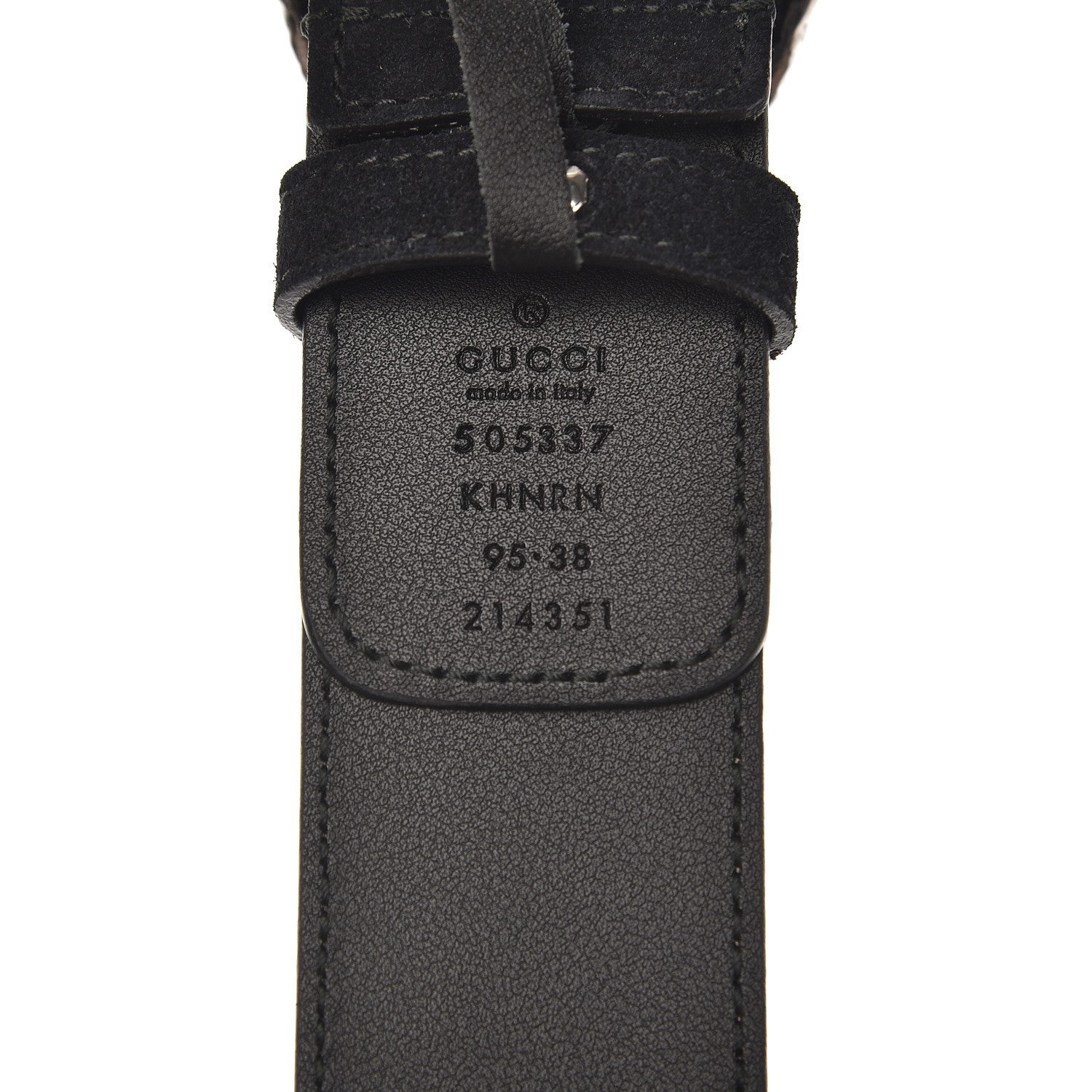Gucci GG Supreme Monogram Suede Dionysus 40mm Belt 95 38 Beige Black 3 of 6