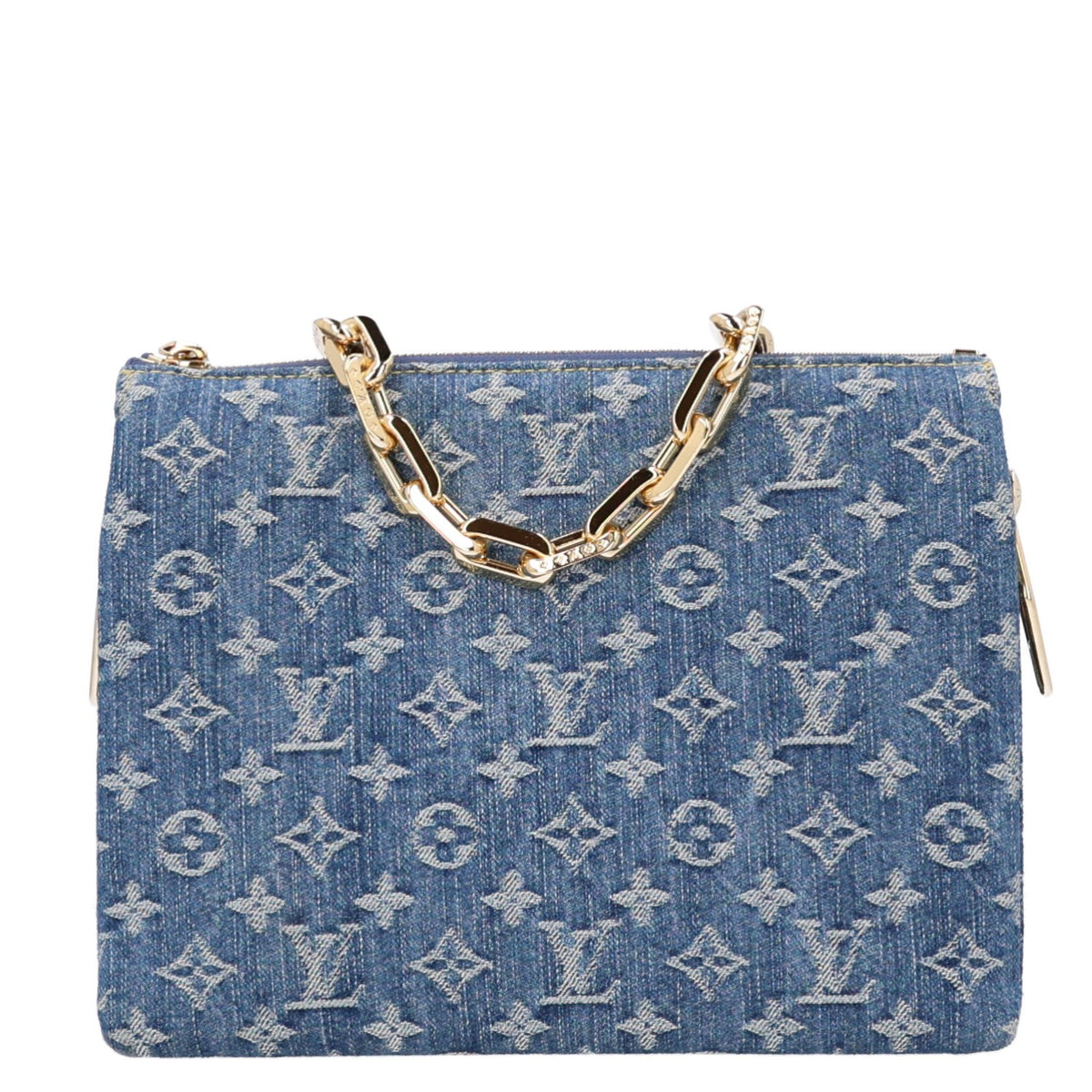 Louis Vuitton Monogram Denim Coussin PM Blue 1 of 9