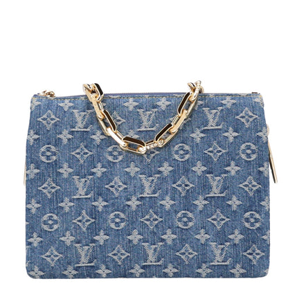 Louis Vuitton Monogram Denim Coussin PM Blue 1 of 9