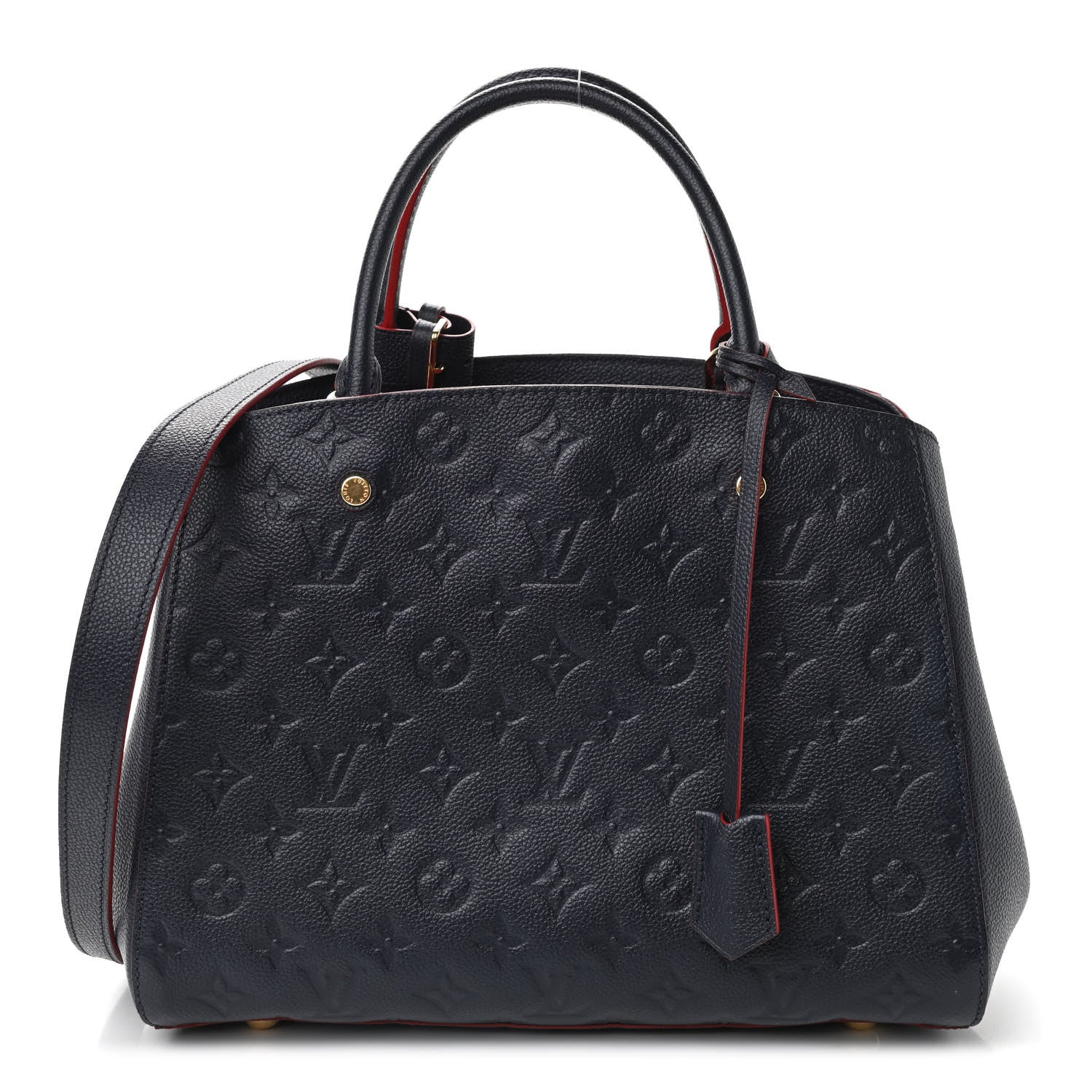 Louis Vuitton Empreinte Montaigne MM Marine Rouge 1 of 8