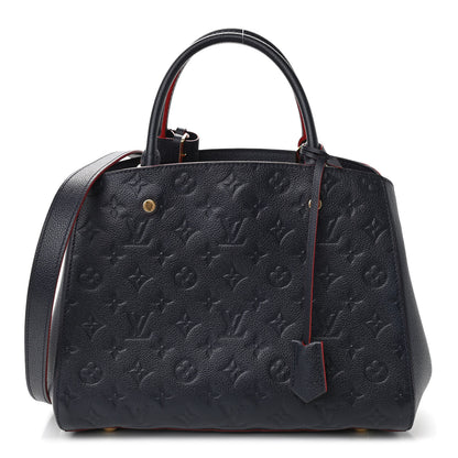 Louis Vuitton Empreinte Montaigne MM Marine Rouge 1 of 8