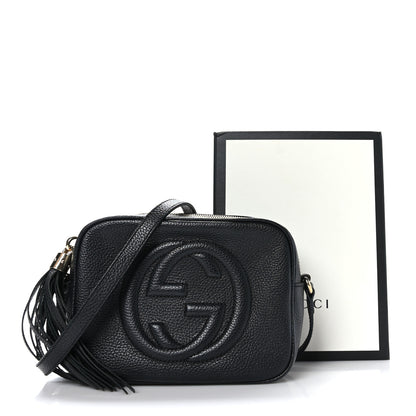 Gucci Pebbled Calfskin Small Soho Disco Bag Black 10 of 10
