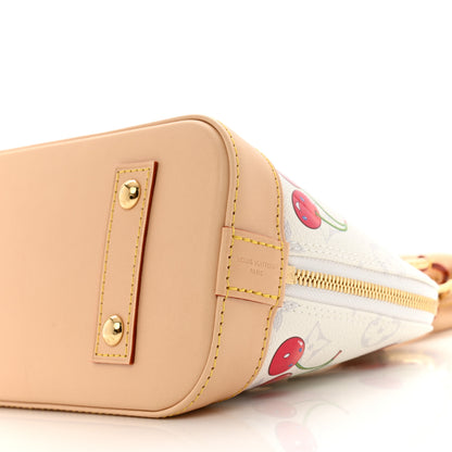 Louis Vuitton LV X TM Monogram Cerises Alma BB White 9 of 9