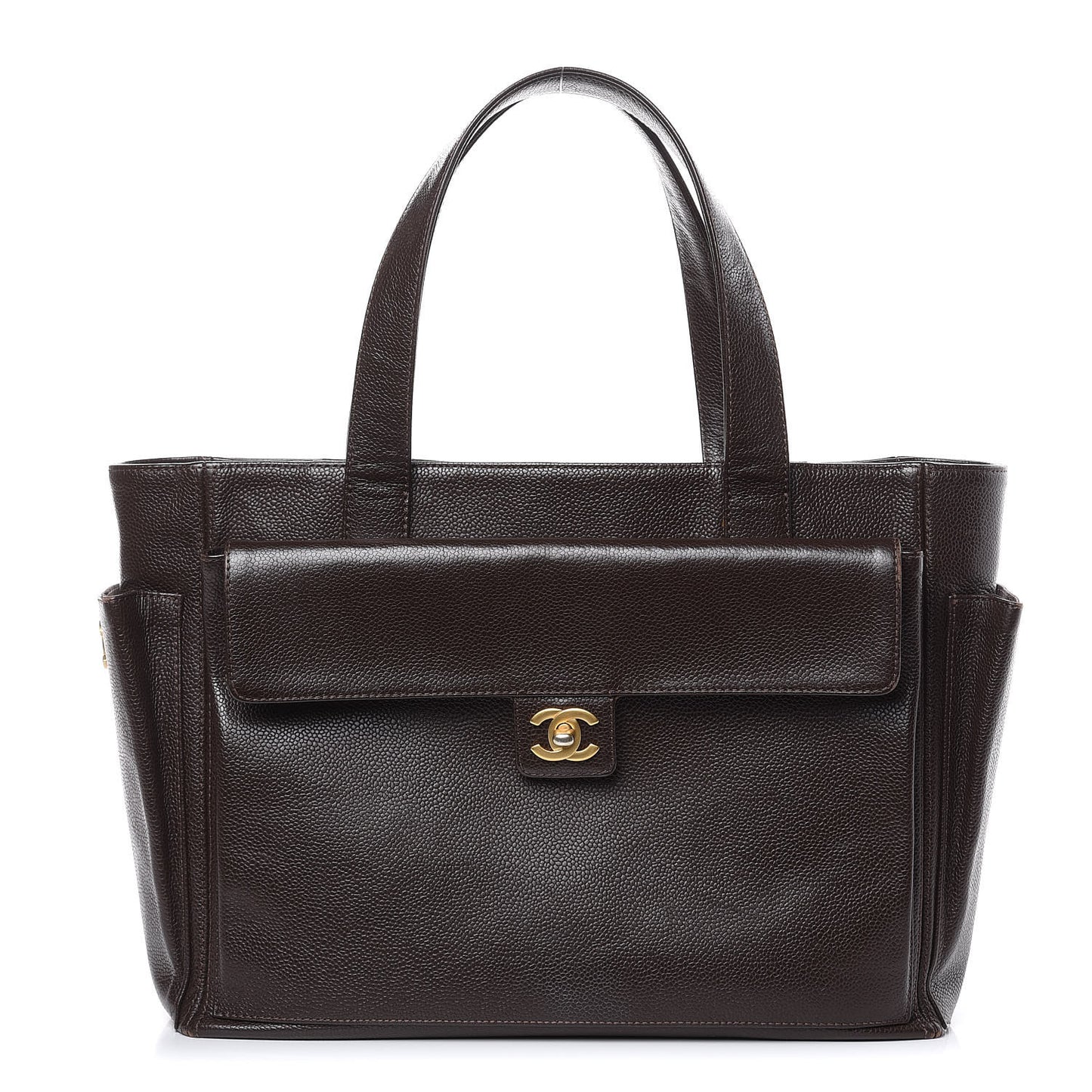 Caviar Shopper Tote Brown