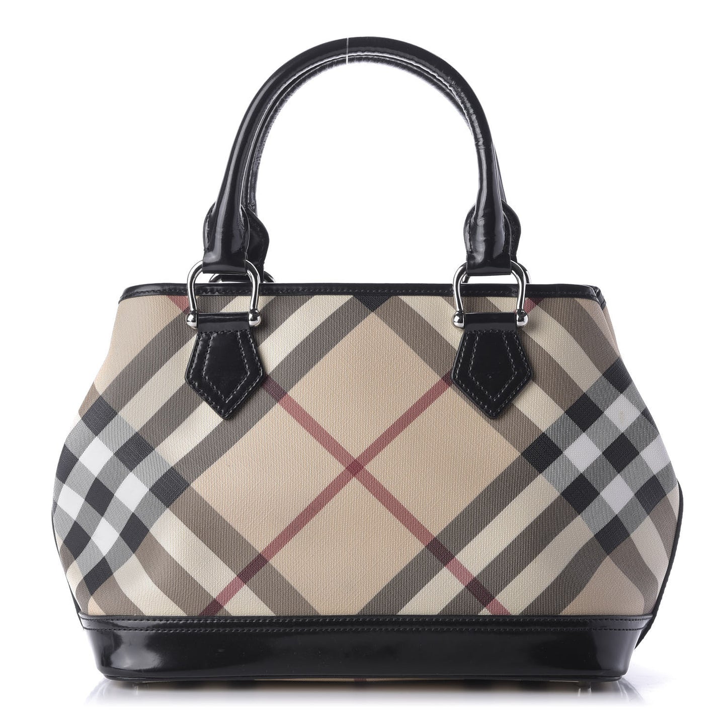 Nova Check Medium Tote Black