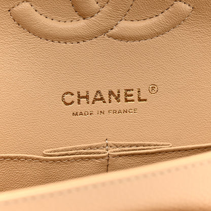 Chanel Caviar Quilted Medium Double Flap Beige 6 of 11