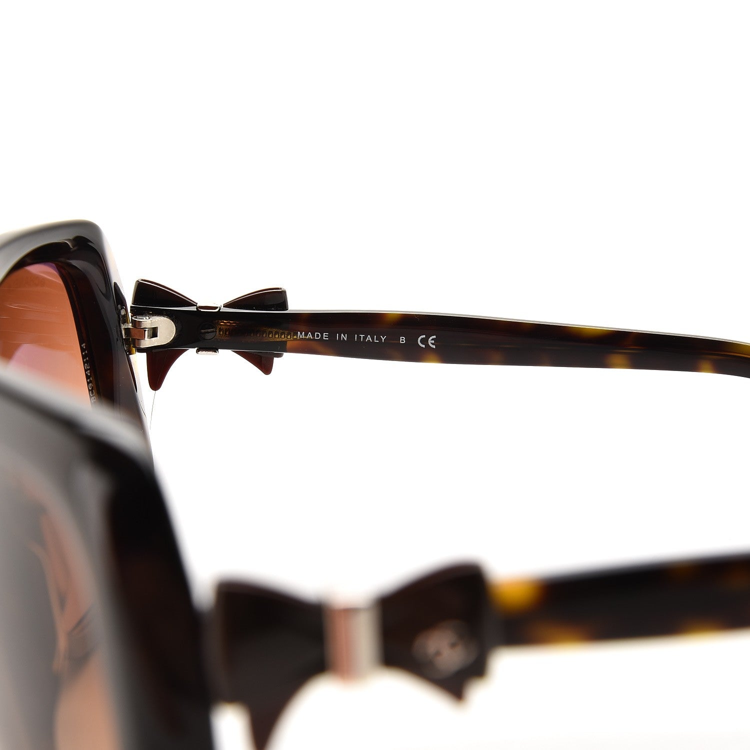 Chanel CC Bow Sunglasses 5171 Tortoise 6 of 9