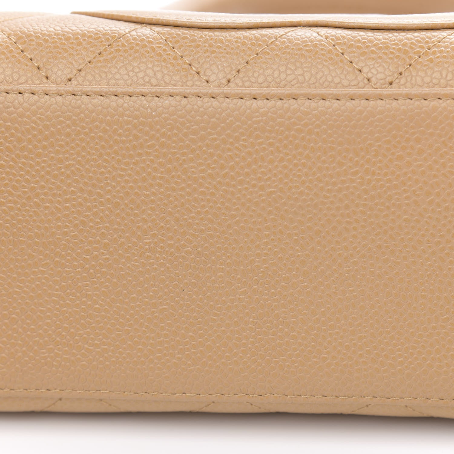 Chanel Caviar Quilted Small Bowler Beige 9 of 15