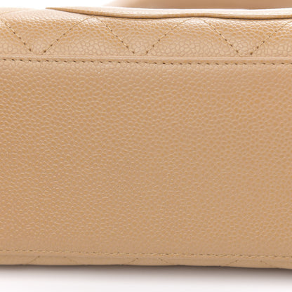 Chanel Caviar Quilted Small Bowler Beige 9 of 15