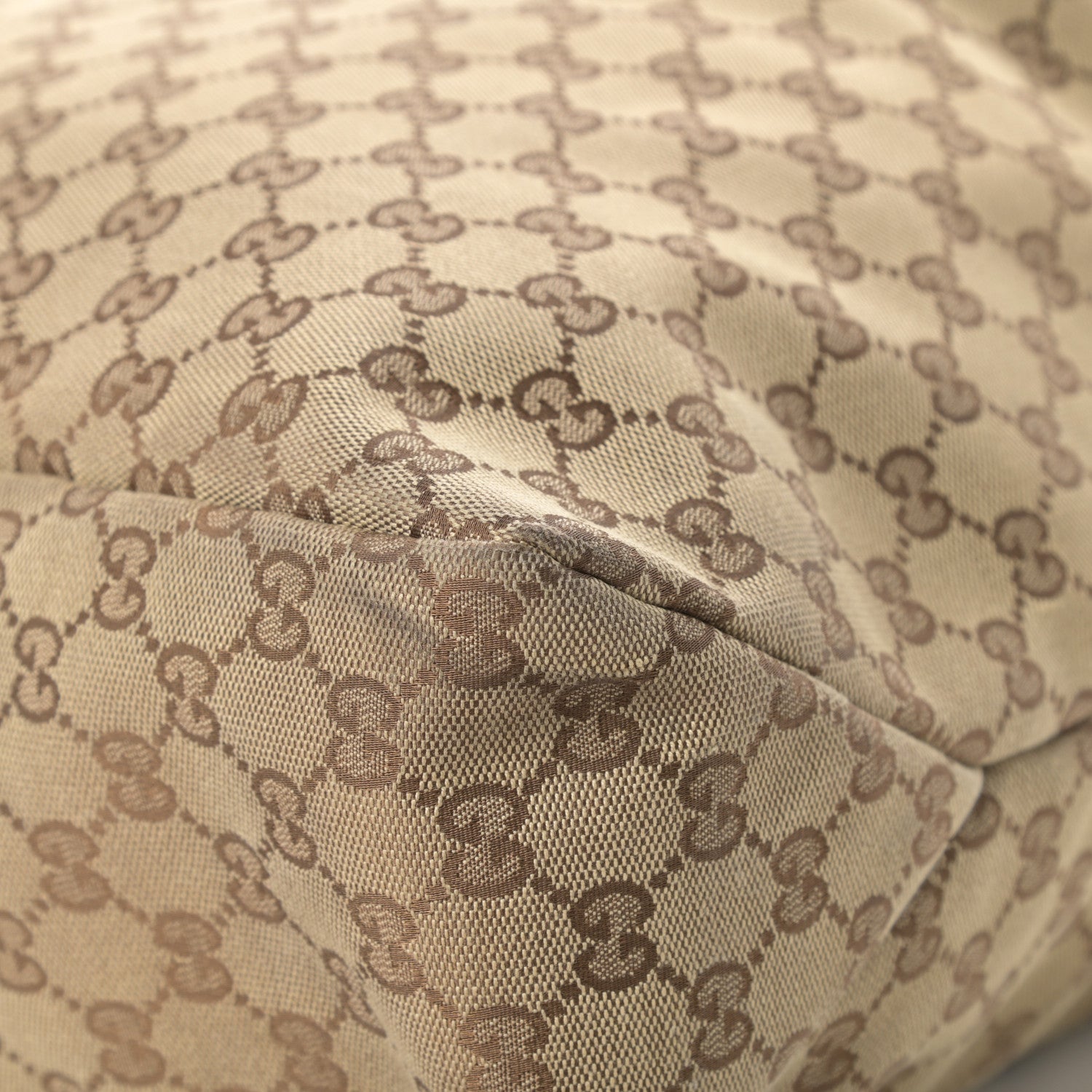 Gucci Monogram Large Horsebit Chain Hobo Off White 12 of 15