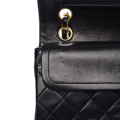 Chanel Lambskin Quilted Small Double Flap Black 11 of 12