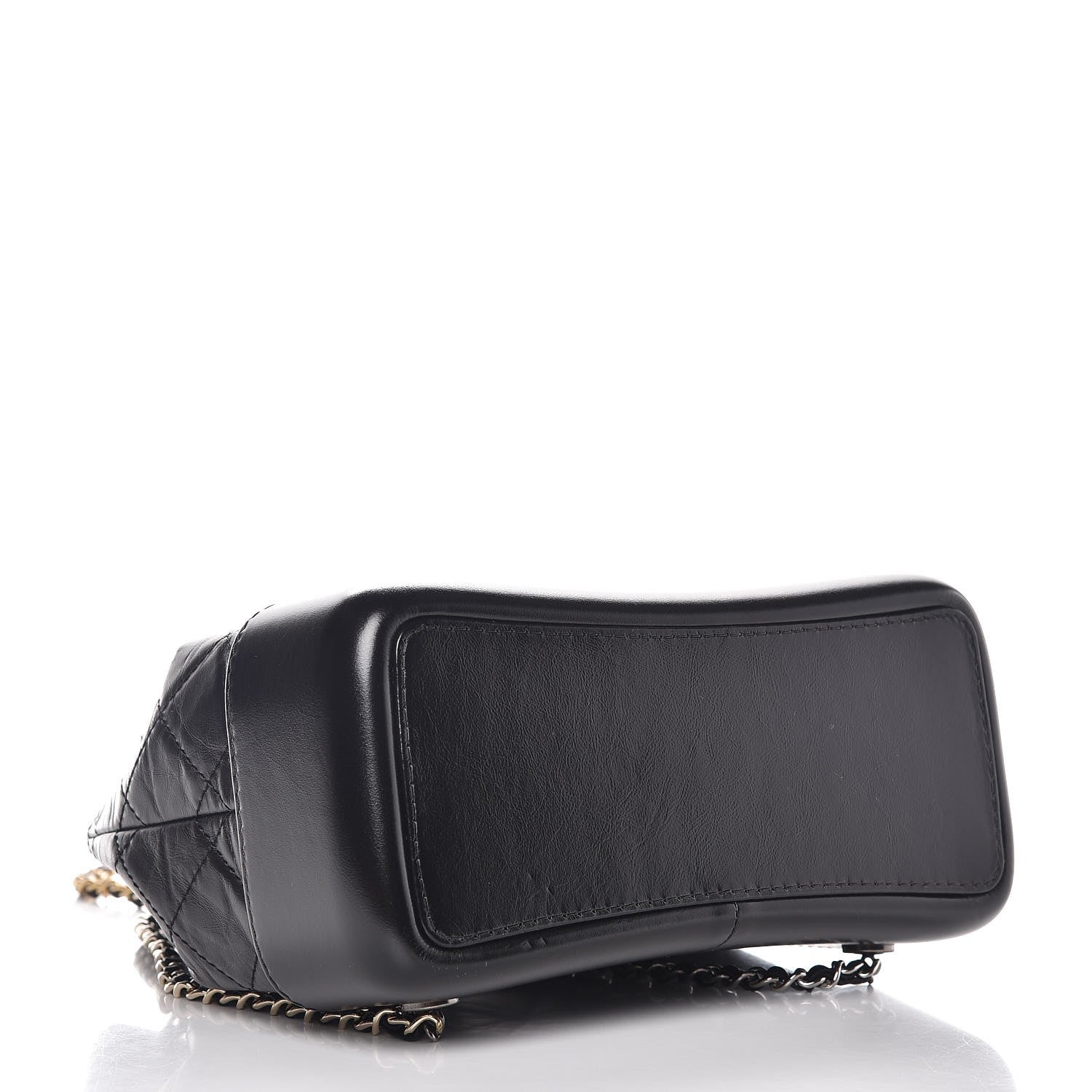 Chanel Aged Calfskin Quilted Small Gabrielle Backpack Black 4 of 8