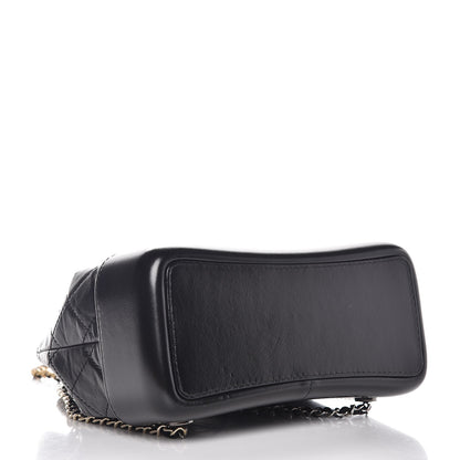 Chanel Aged Calfskin Quilted Small Gabrielle Backpack Black 4 of 8