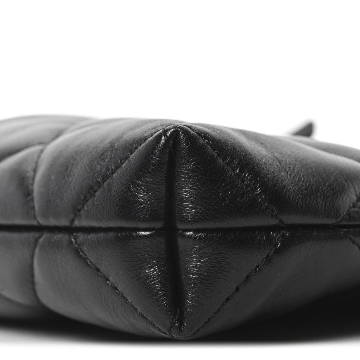 Chanel Shiny Lambskin Quilted CC Hobo Black 10 of 10