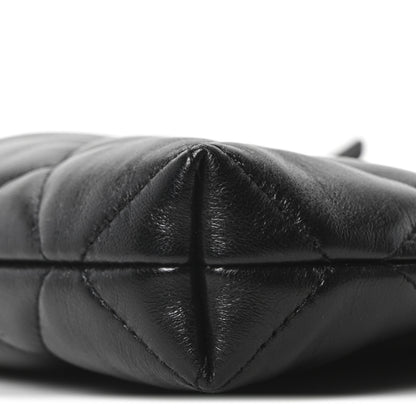 Chanel Shiny Lambskin Quilted CC Hobo Black 10 of 10