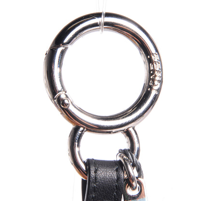 Fendi Fox Mink Rabbit Fur Vitello Flamingo Kooky Monster Bag Bug Charm Zucca Multicolor Black 4 of 6