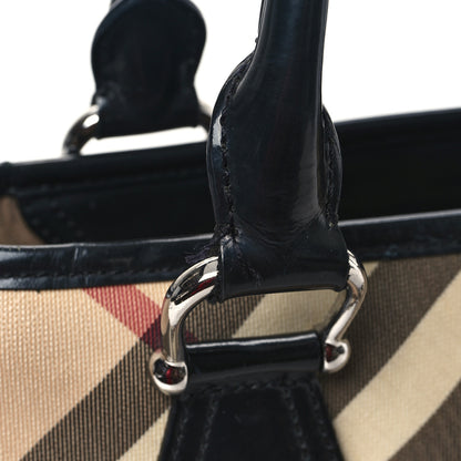Burberry Nova Check Medium Tote Black 13 of 13