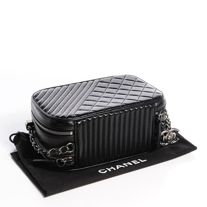 Chanel Lambskin Small Coco Boy Camera Case Black 4 of 8