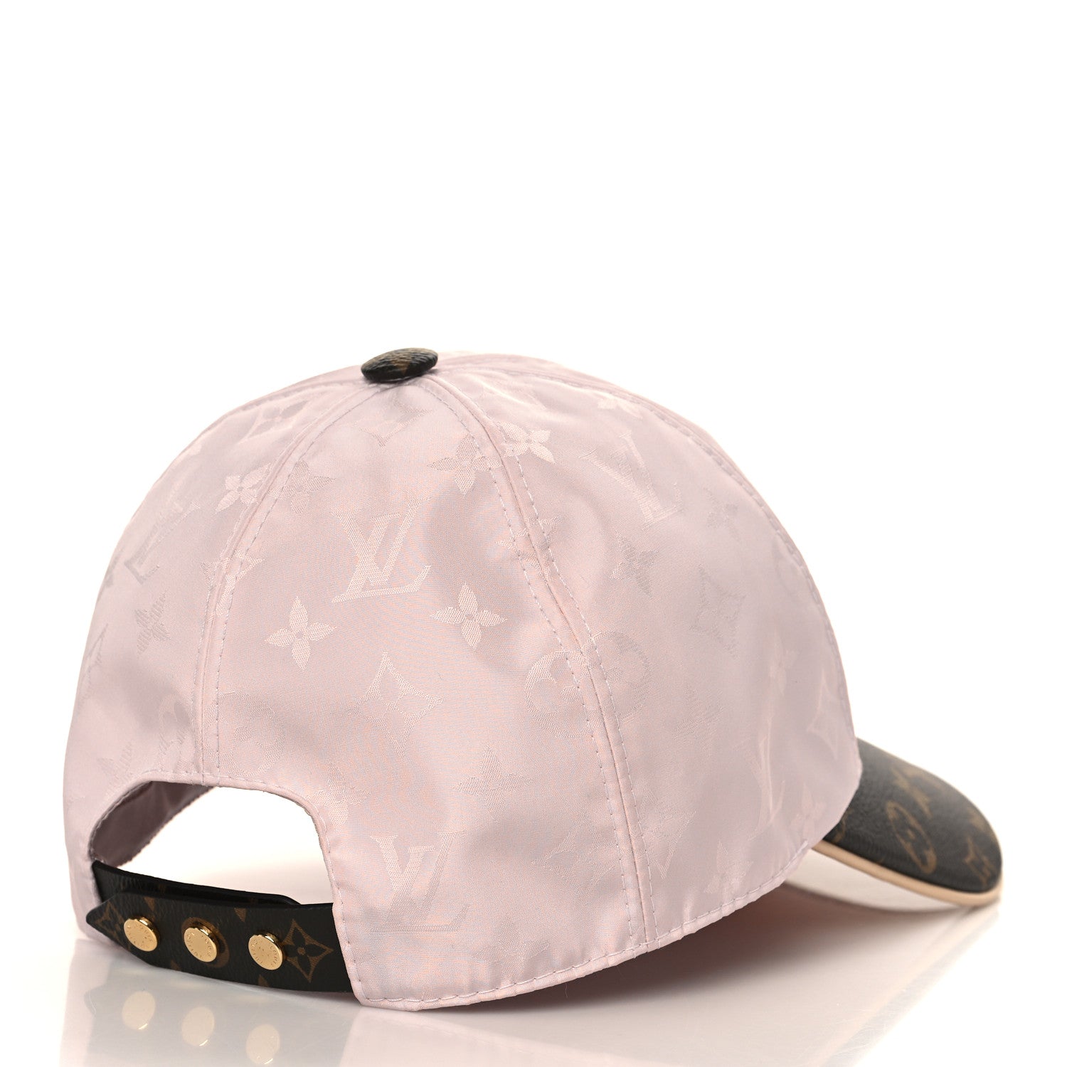 Louis Vuitton Polyester Silk Monogram LV Get Ready Cap M Pink 3 of 8