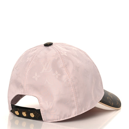 Louis Vuitton Polyester Silk Monogram LV Get Ready Cap M Pink 3 of 8