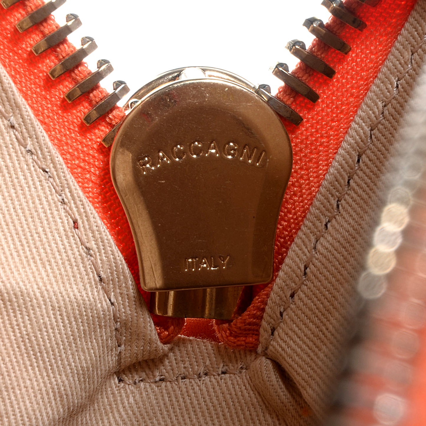 Smooth Calfskin Medium Bi-Color Antigona Orange Beige