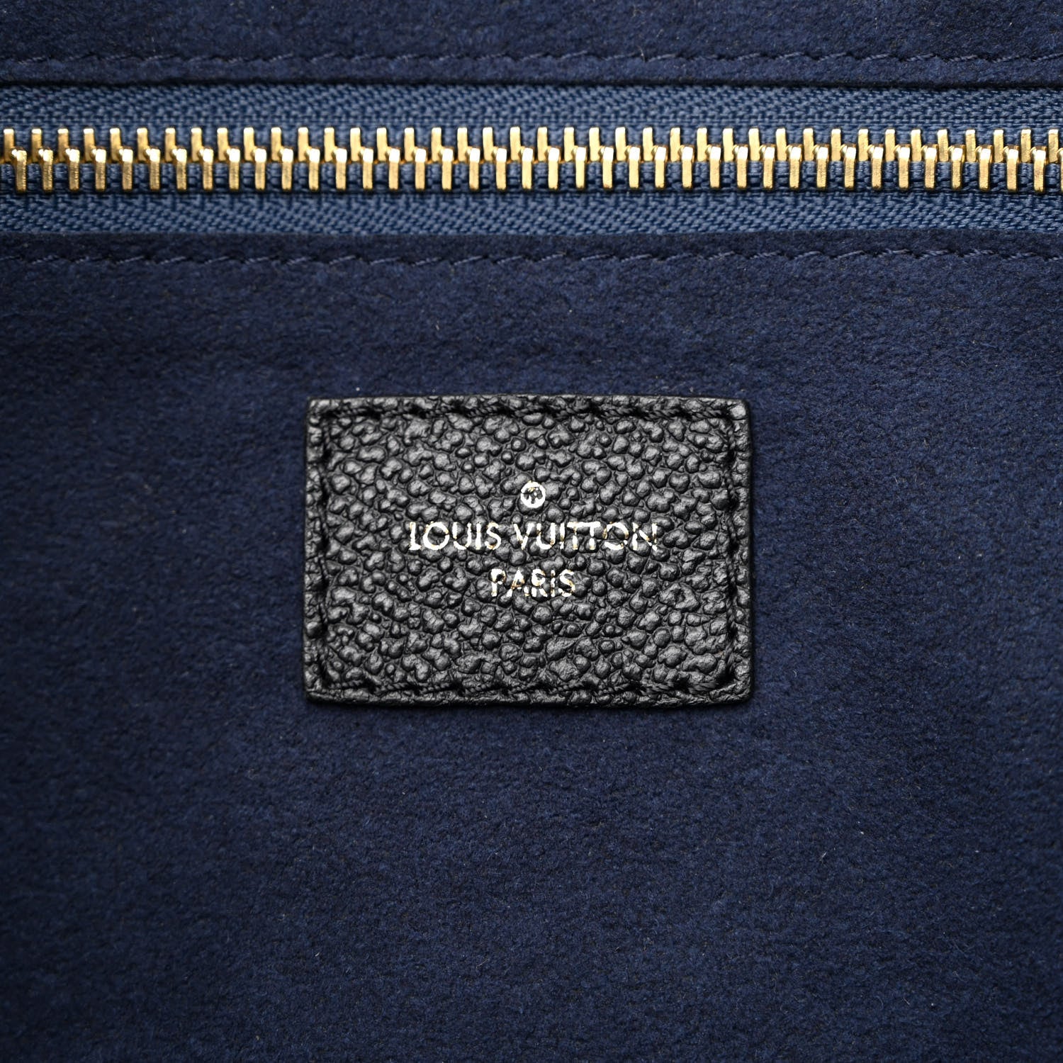 Louis Vuitton Empreinte Monogram Giant Neverfull MM Black 6 of 9