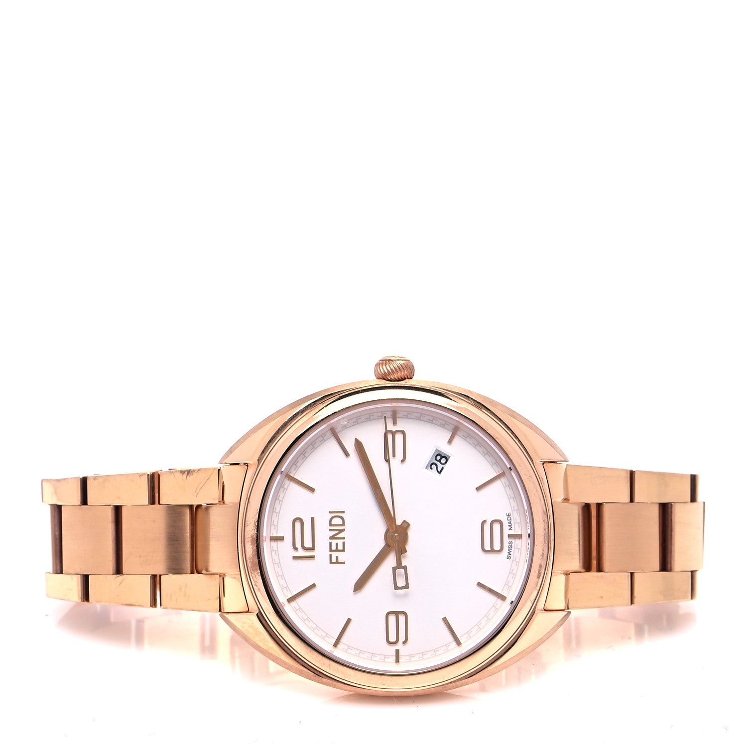 Fendi Stainless Steel 34mm Momento Date Quartz Watch 2 of 6