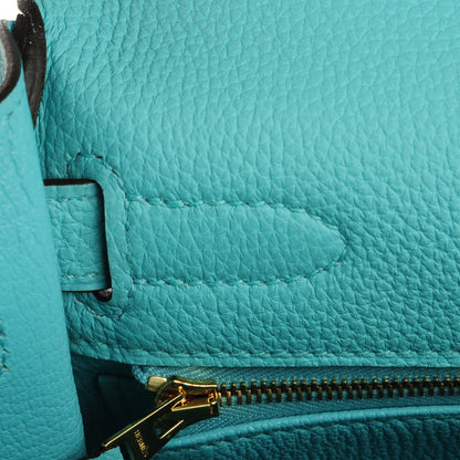 Hermes Togo Kelly Retourne 32 Bleu Atoll 17 of 24