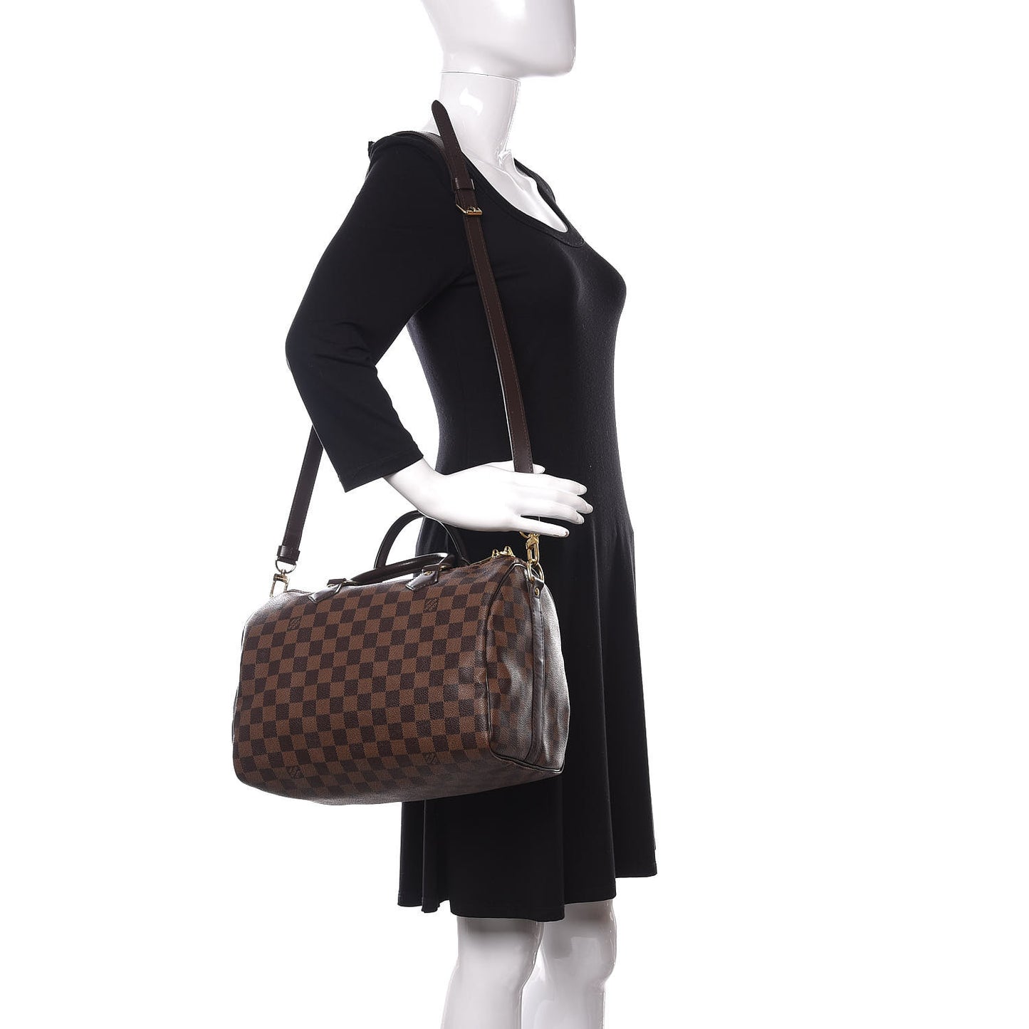 Damier Ebene Speedy Bandouliere 30