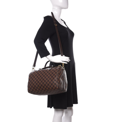 Louis Vuitton Damier Ebene Speedy Bandouliere 30 2 of 9