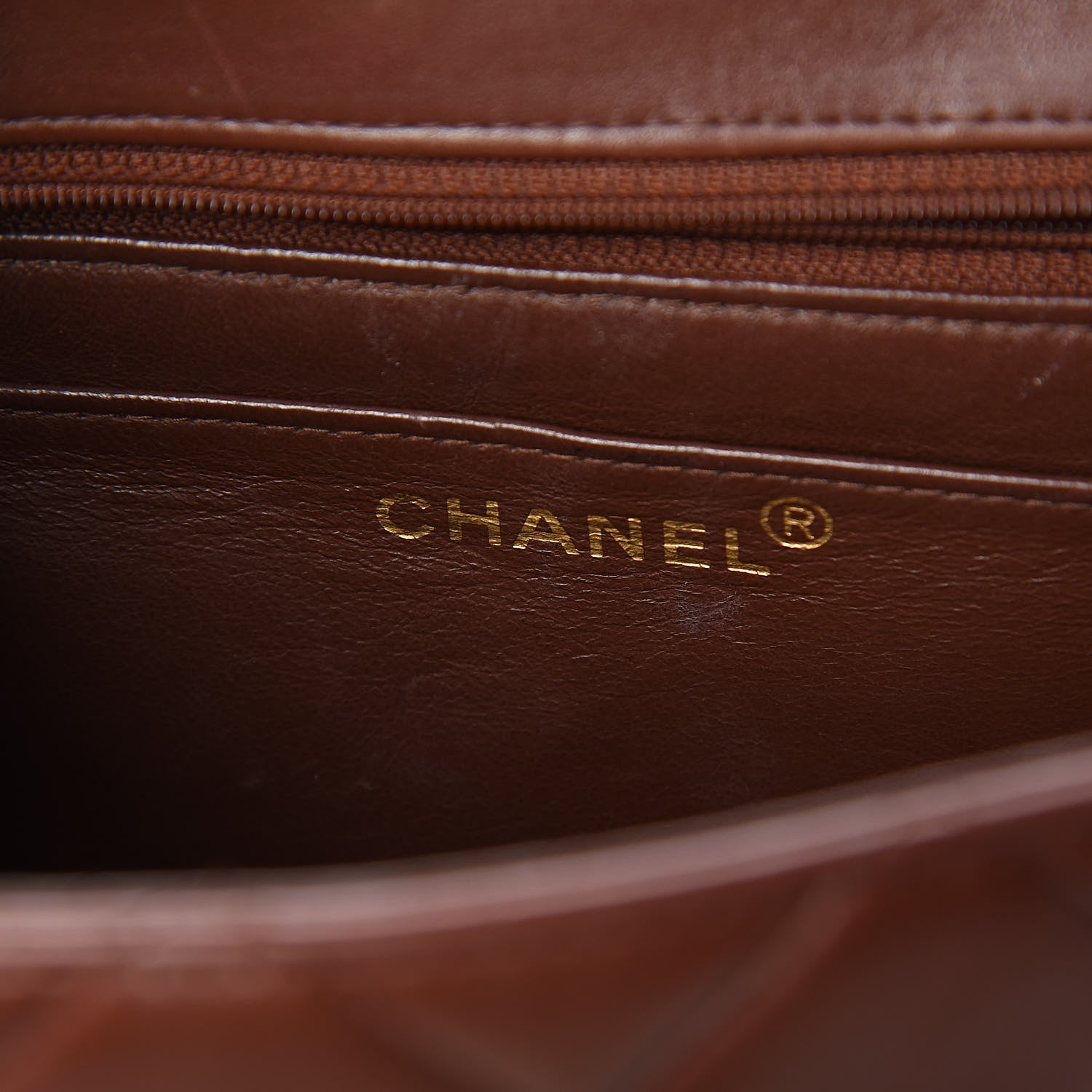 Chanel Lambskin Quilted Medium Single Flap Bag Brown 6 of 17