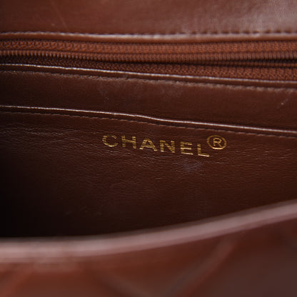Chanel Lambskin Quilted Medium Single Flap Bag Brown 6 of 17