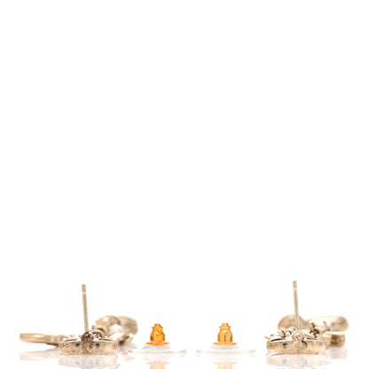 Chanel Pearl Lion CC Drop Earrings Gold 3 of 4