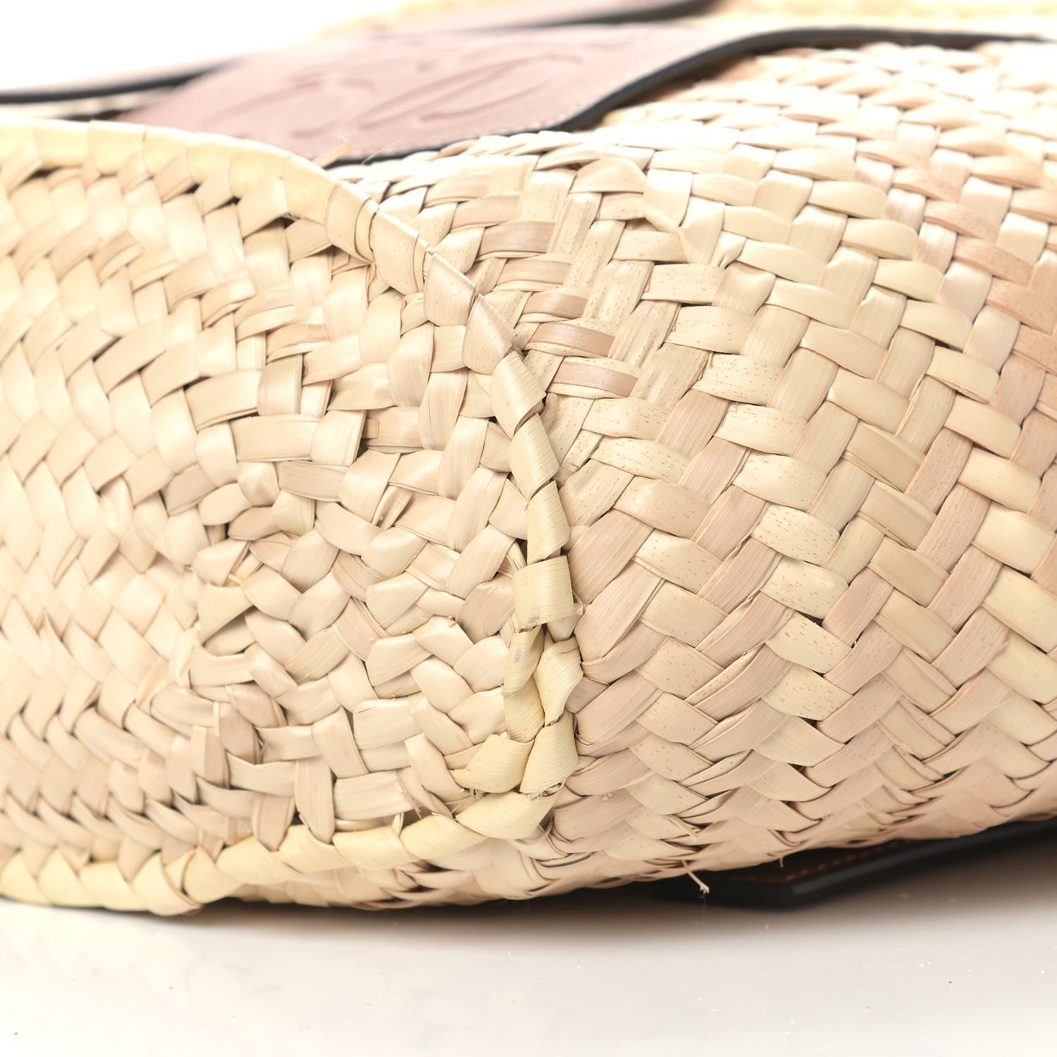 Loewe Raffia Basket Tote Natural Tan 9 of 9