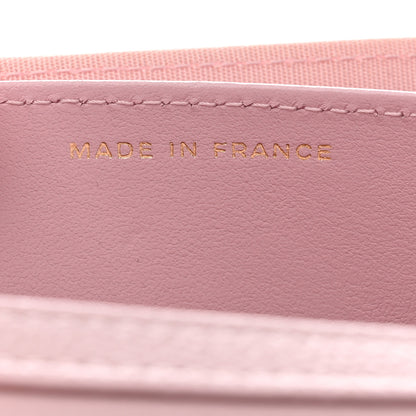 Chanel Caviar Quilted Coco Candy Card Holder On Chain Light Pink 7 of 8