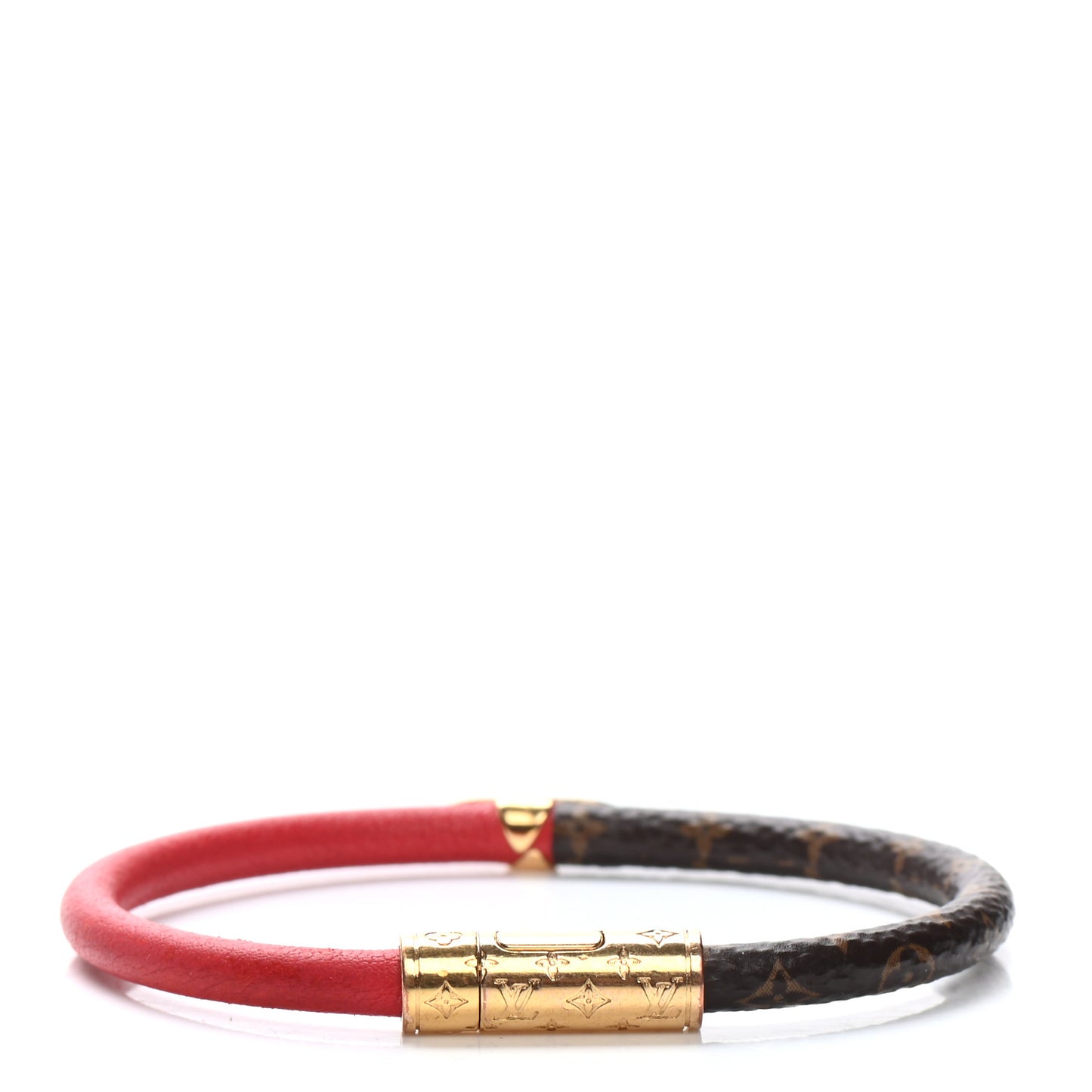 Monogram Daily Confidential Bracelet 17 Red