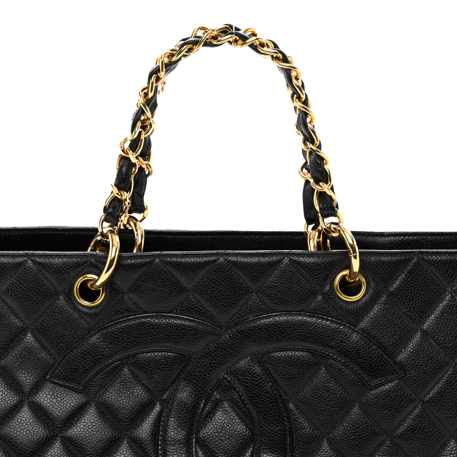 Chanel Caviar Quilted Grand Timeless Tote GTT Black 5 of 10