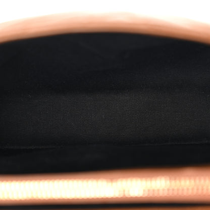Saint Laurent Sheepskin Matelasse Chevron Monogram Medium College Bag Cognac 11 of 13