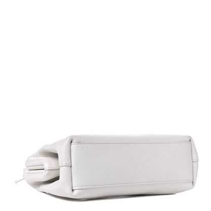 Bottega Veneta Calfskin Small The Point Triangle Bag Chalk 4 of 13