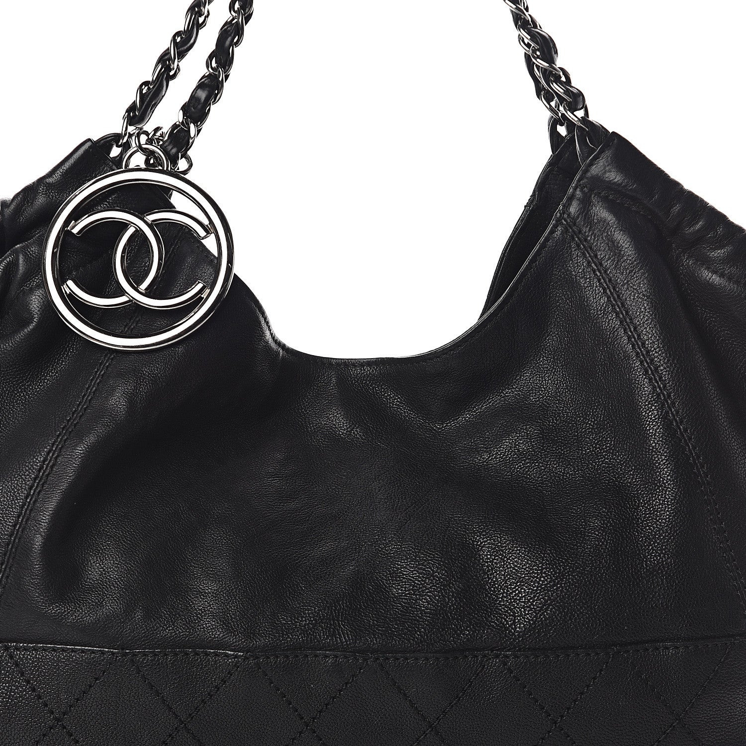 Chanel Calfskin Baby Coco Cabas Black 8 of 10