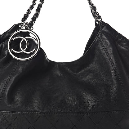 Chanel Calfskin Baby Coco Cabas Black 8 of 10