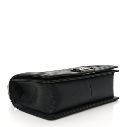 Chanel Caviar Quilted Medium Boy Flap Black 4 of 10