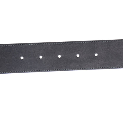 Gucci Moon Calfskin Pearl Double G Belt 75 30 Black Cream 4 of 5