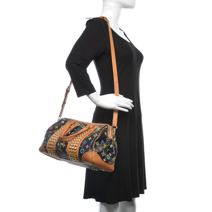 Louis Vuitton Monogram Multicolor Courtney MM Black 2 of 20